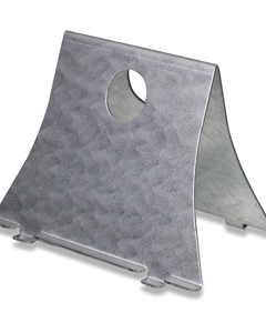 Bracket for tube 1" at plastic flooring NAT-L